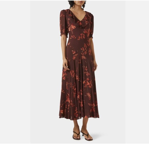 Reformation Evra Midi Dress - Picture 2 of 11